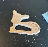 Wooden Animal Teether Ring Add On