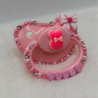 Pink Bunny pacifier