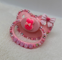 Pink Bunny pacifier