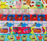Cartoon character pacifier clips