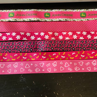 Hot pink pacifier clips