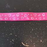 Hot pink pacifier clips
