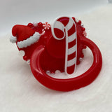 Candy cane adult pacifier