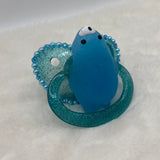 Polar bear squishy paci