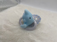 Shark squishy paci
