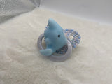 Shark squishy paci