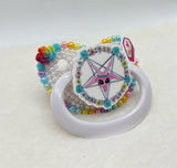 Rainbow pentagram paci