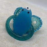 Polar bear squishy paci