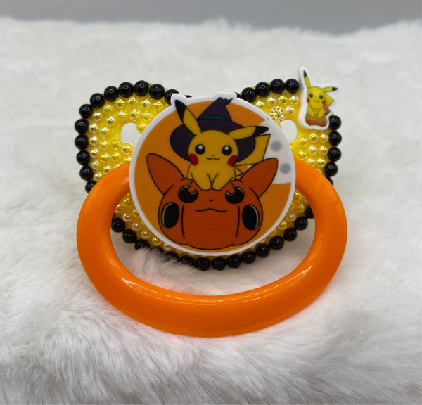 Pumpkin pikachu paci