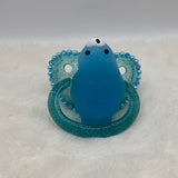 Polar bear squishy paci