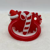 Candy cane adult pacifier