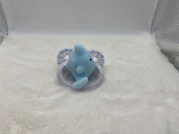 Shark squishy paci